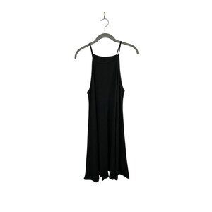 Free People Black Ribbed Slip Dress Size Medium